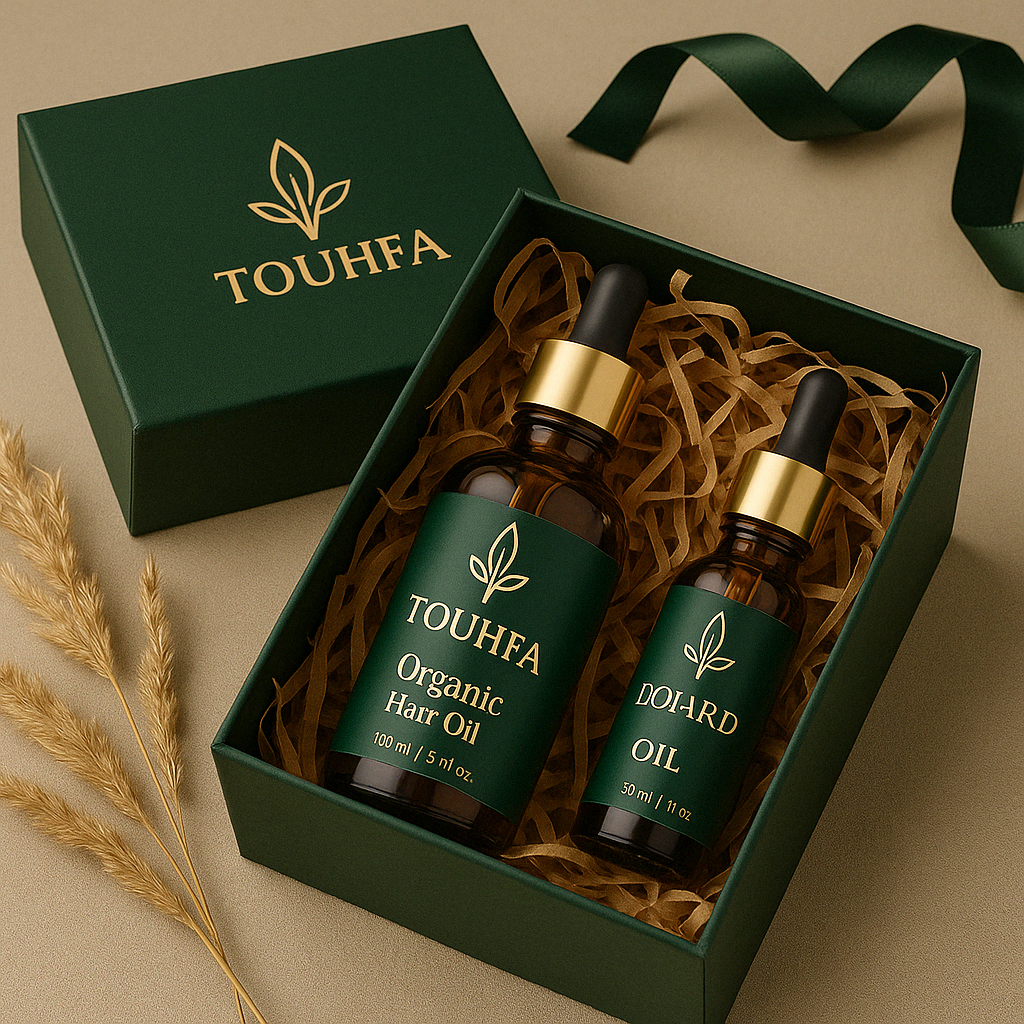 TOUHFA Organic Hair Oil – Cold-Pressed Blend (50ml)
