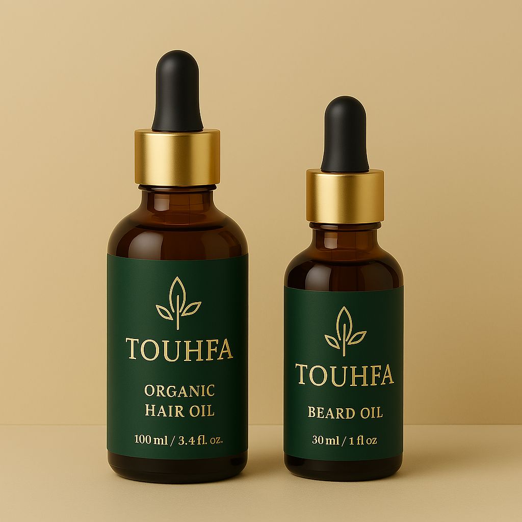 TOUHFA Organic Hair Oil – Cold-Pressed Blend (50ml)