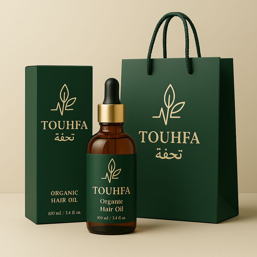 TOUHFA Organic Hair Oil – Cold-Pressed Blend (50ml)